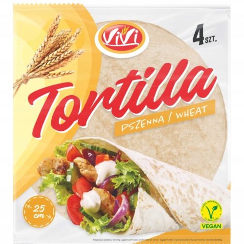 Tortilla pszenna Vivi 4 Tortille prosty skład!