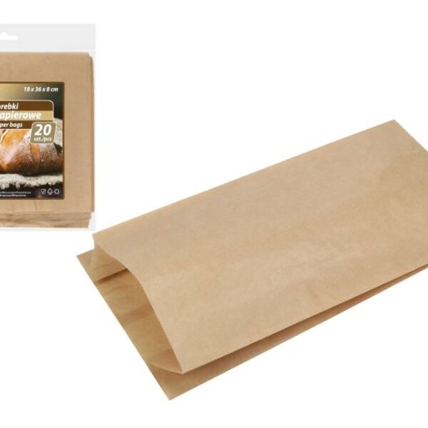 Ravi Torebki papierowe 18x36x8cm 20 szt.