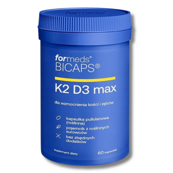 ForMeds BICAPS K2 D3 MAX 60 kapsułek