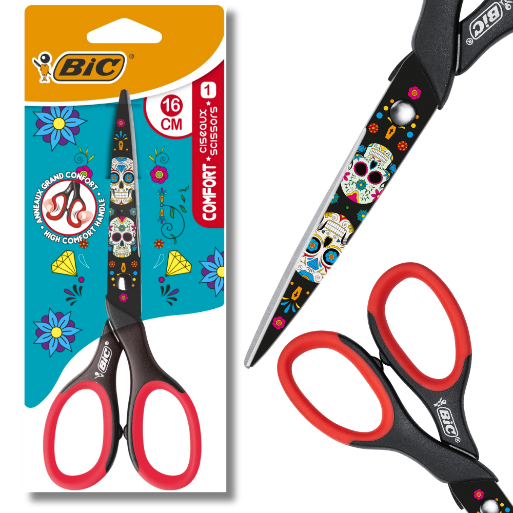 Nożyczki 16cm BiC Comfort Decor 1 bic nożyczki