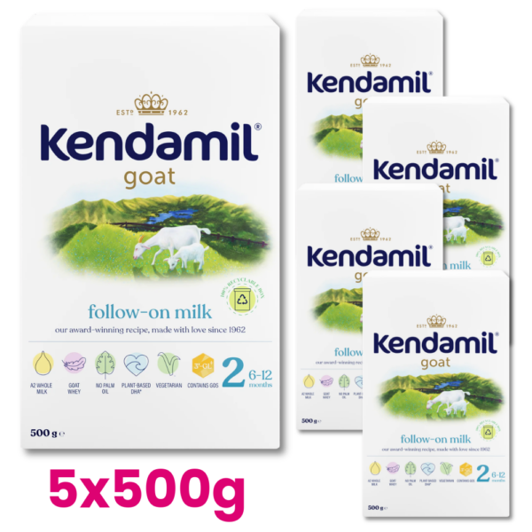 kendamil(104) KENDAMIL GOAT 2 Mleko KOZIE następne od 6. do 12. miesiąca życia 5x500g
