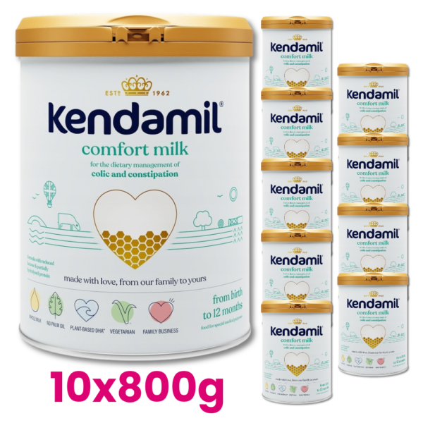 KENDAMIL COMFORT Mleko modyfikowane dla niemowląt od urodzenia 10x800g