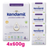 kendamil(40) KENDAMIL PREMIUM 4 HMO+ Mleko dla małych dzieci +24m. 4x600g