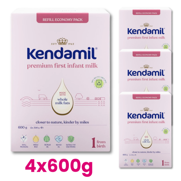 KENDAMIL PREMIUM 1 Mleko początkowe od urodzenia 4x600g