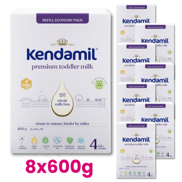 kendamil(42) KENDAMIL PREMIUM 4 HMO+ Mleko dla małych dzieci +24m. 8x600g