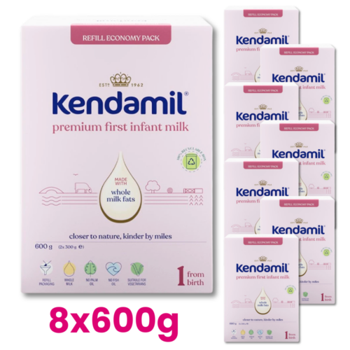 KENDAMIL PREMIUM 1 Mleko początkowe od urodzenia 8x600g