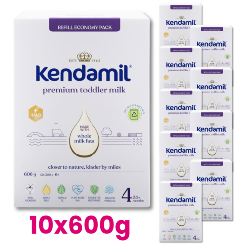 KENDAMIL PREMIUM 4 HMO+ Mleko dla małych dzieci +24m. 10x600g