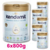 kendamil(50) KENDAMIL PREMIUM 2 HMO+ Mleko następne od 6. do 12. miesiąca życia 6x800g