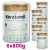 KENDAMIL PREMIUM 3 HMO+ Mleko dla małych dzieci od 12. do 24. miesiąca życia 6x800g