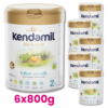 KENDAMIL BIO NATURE 2 HMO+ Mleko następne od 6. do 12. miesiąca życia 6x800g