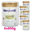 KENDAMIL NATURE 3 HMO+ Mleko Bio dla małych dzieci od +12m. 6x800g