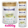 KENDAMIL NATURE 3 HMO+ Mleko Bio dla małych dzieci od +12m. 4x800g