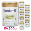 KENDAMIL NATURE 3 HMO+ Mleko Bio dla małych dzieci od +12m. 10x800g