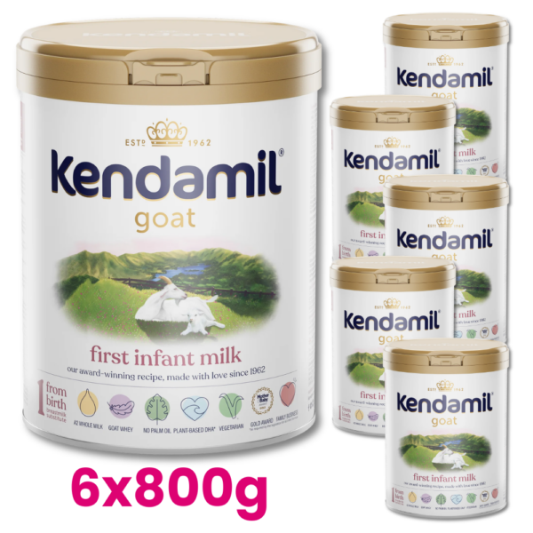 KENDAMIL GOAT 1 Mleko KOZIE początkowe dla niemowląt od urodzenia 6x800g