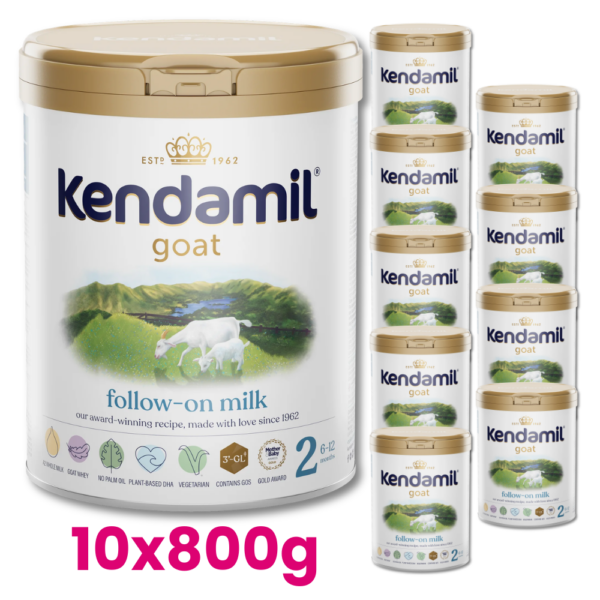 KENDAMIL GOAT 2 Mleko KOZIE następne od 6. do 12. miesiąca życia 10x800g