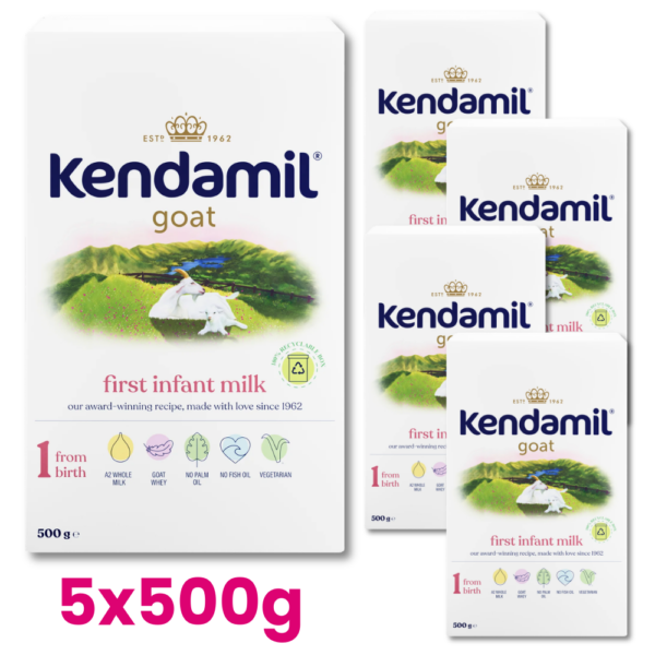 kendamil(96) KENDAMIL GOAT 1 Mleko KOZIE początkowe dla niemowląt od urodzenia 5x500g
