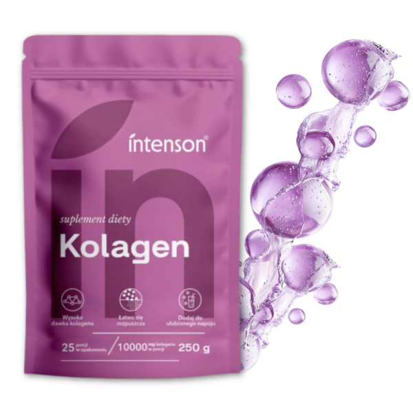 Kolagen wieprzowy Hydrolizat w proszku 250g Intenson