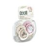 LOVI Smoczek silikonowy dynamiczny 3-6m 2szt Wild Soul GIRL