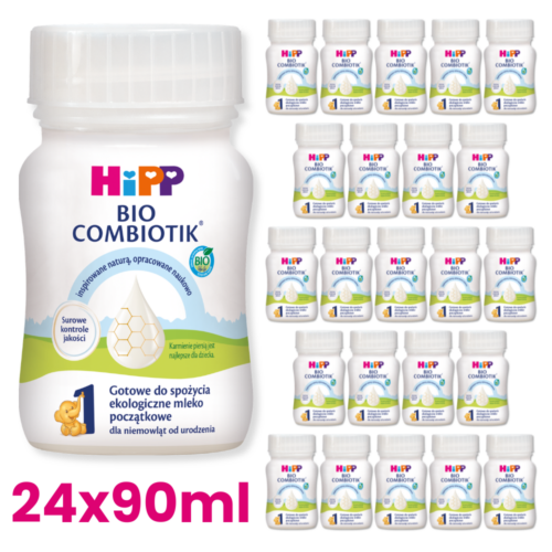 HIPP 1 BIO COMBIOTIK Mleko początkowe płynne 24x90ml