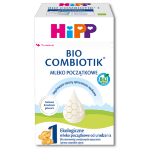HiPP 1 BIO Combiotik Ekologiczne mleko początkowe dla niemowląt od urodzenia 550g