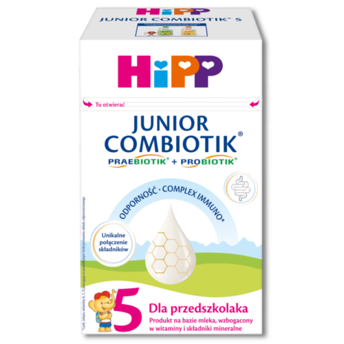 HiPP Junior Combiotik 5 Produkt na bazie mleka dla przedszkolaka, 550g