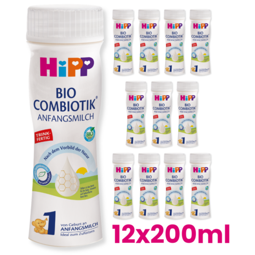 HIPP 1 BIO COMBIOTIK Mleko początkowe płynne 12x200ml