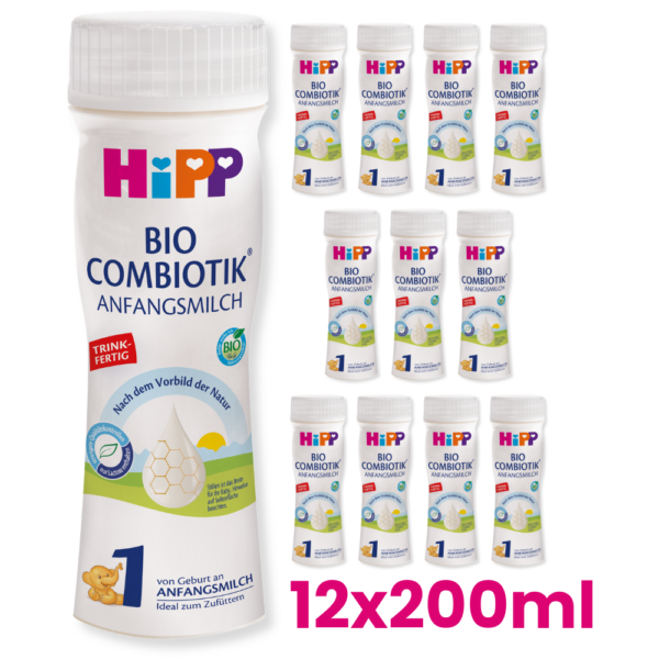 HIPP 1 BIO COMBIOTIK Mleko początkowe płynne 12x200ml