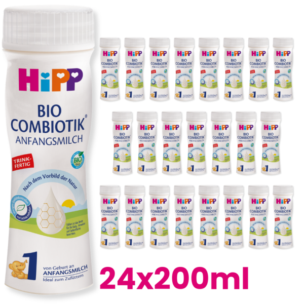 HIPP 1 BIO COMBIOTIK Mleko początkowe płynne 24x200ml