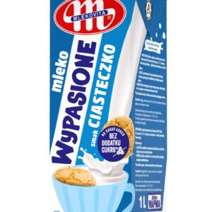 Wypasione Mleko Ciasteczkowe UHT 1,5% Mlekovita 1 litr bez cukru / 1MMWCIA1