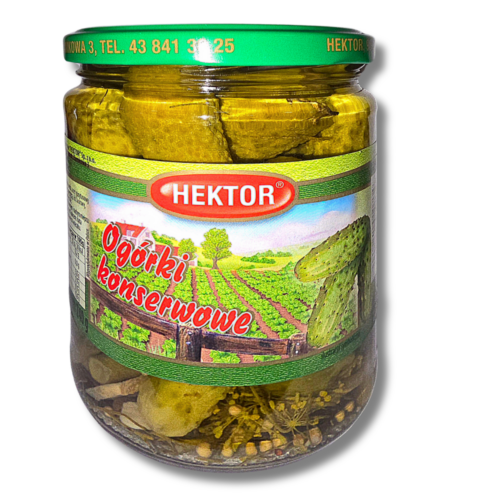 Ogórki konserwowe 500ml Hektor