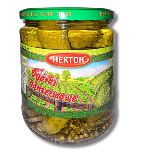 Ogórki konserwowe 500ml Hektor