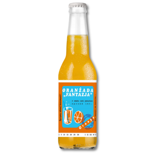 Oranżada PRL Żółta Fantazja Betex pomarańczowa 330ml