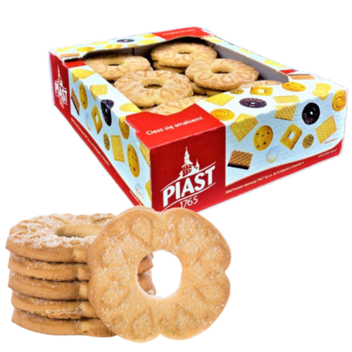 Rewelki kruche ciastka z cukrem Piast 320g