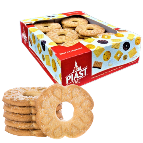 Rewelki kruche ciastka z cukrem Piast 320g