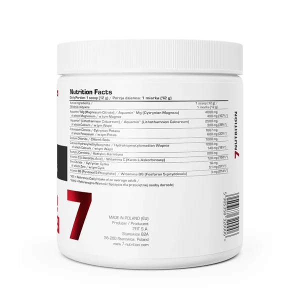 7Nutrition Keto Electrolytes 360g Elektrolity Pomarańczowe