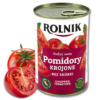Rolnik Pomidory krojone w sosie własnym 425ml 