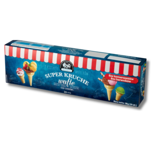 Wafle do lodów Super kruche 90g PPH Sławoj
