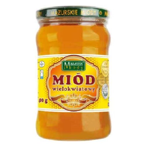 Mazurskie Miody Miód Wielokwiatowy 400g
