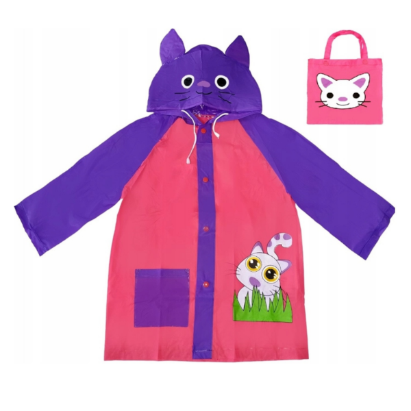 Płaszcz przeciwdeszczowy dziecięcy KITTY marki Travella (RAVI)